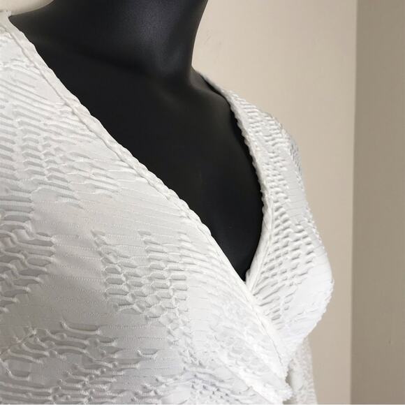 GUESS Faux Wrap Mini Dress - Picture 9 of 12